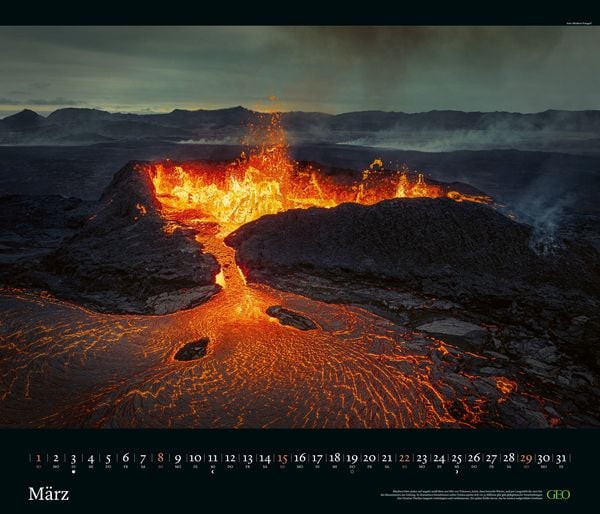 Produktbild: GEO Edition: Kräfte der Natur 2026 - Wand-Kalender - Poster-Kalender - 70x60