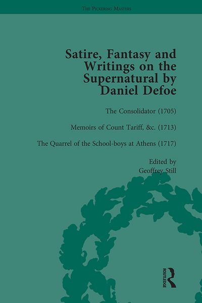 Produktbild: Satire, Fantasy and Writings on the Supernatural by Daniel Defoe, Part I Vol 3