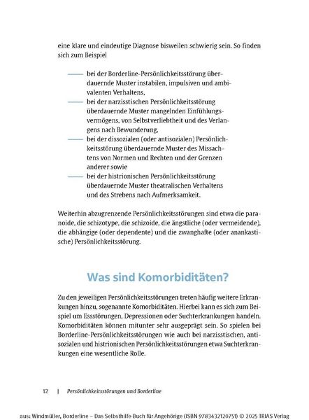 Produktbild: Borderline - Das Selbsthilfe-Buch f&uuml;r Angeh&ouml;rige