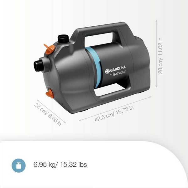 Produktbild: GARDENA Gartenpumpe 5000 Silent Gartenpumpe 5.100 l/h 37m