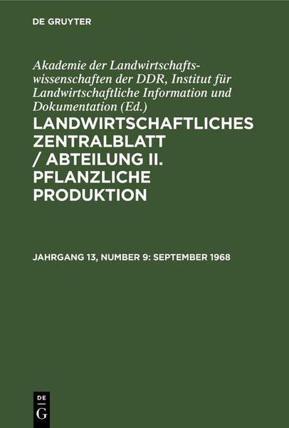 Produktbild: September 1968