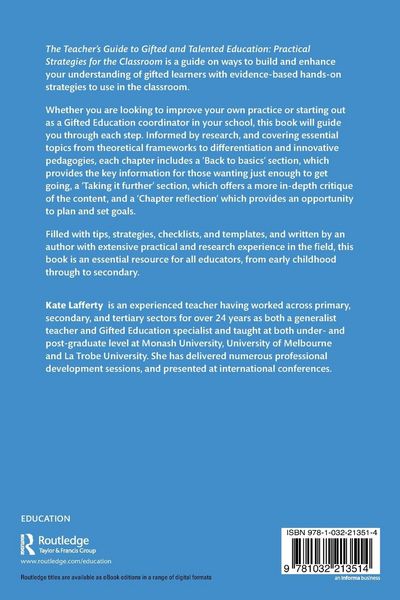 Produktbild: The Teacher's Guide to Gifted and Talented Education
