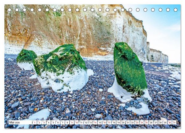Produktbild: Normandie Die Farben der Ebbe (Tischkalender 2026 DIN A5 quer), CALVENDO Monatskalender