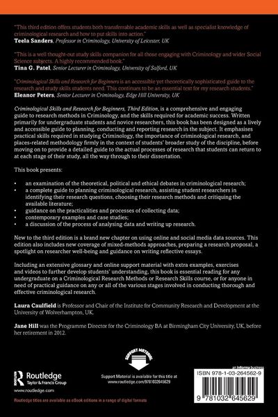 Produktbild: Criminological Skills and Research for Beginners