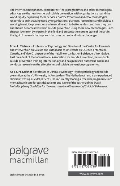 Produktbild: Suicide Prevention and New Technologies