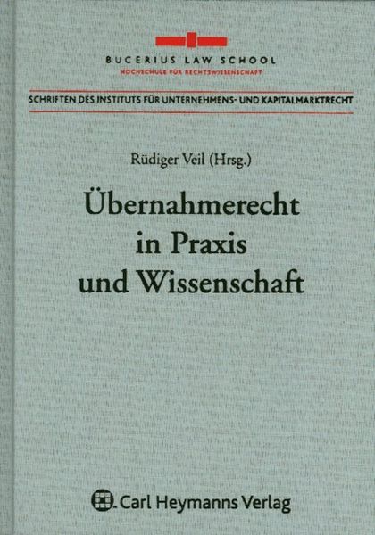 Produktbild: &Uuml;bernahmerecht in Praxis und Wissenschaft