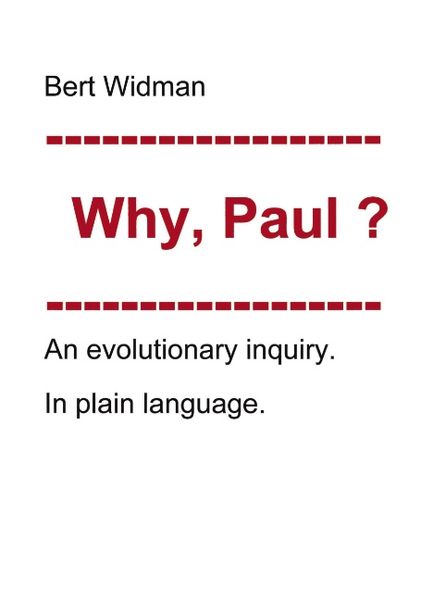 Produktbild: Why, Paul?