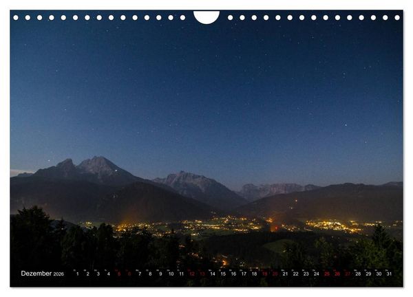 Produktbild: Alpengl&uuml;ck - Nationalpark Berchtesgaden (Wandkalender 2026 DIN A4 quer), CALVENDO Monatskalender