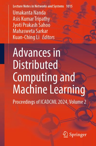 Produktbild: Advances in Distributed Computing and Machine Learning