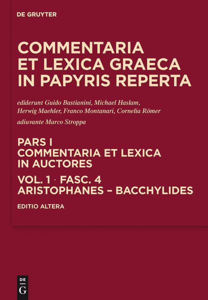 Produktbild: Aristophanes - Bacchylides