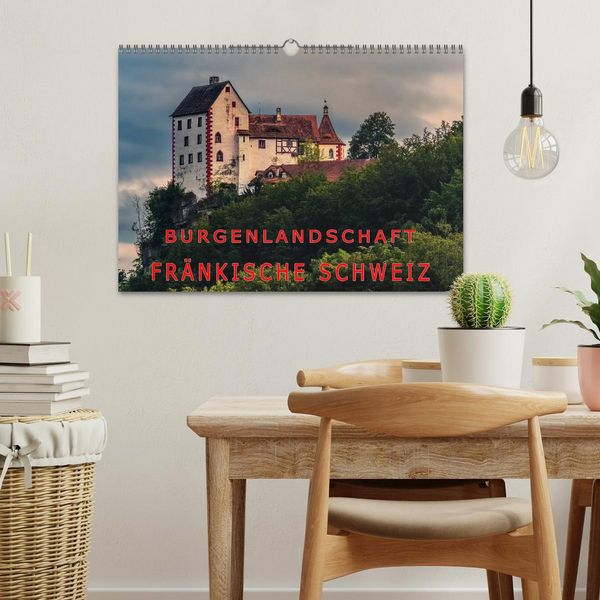 Produktbild: Burgenlandschaft Fr&auml;nkische Schweiz (Wandkalender 2026 DIN A3 quer), CALVENDO Monatskalender