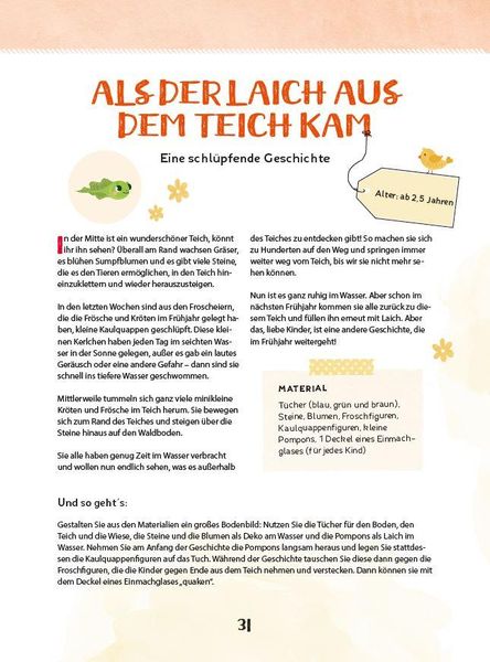 Produktbild: Die sch&ouml;nsten Erz&auml;hlideen f&uuml;r Krippenkinder