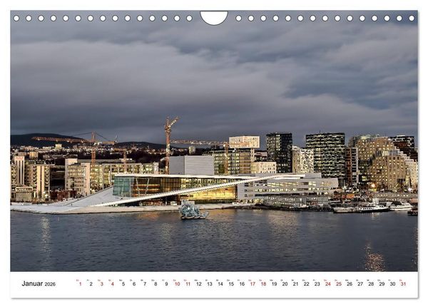 Produktbild: Opera Oslo (Wandkalender 2026 DIN A4 quer), CALVENDO Monatskalender