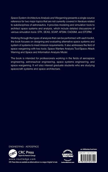 Produktbild: Space System Architecture Analysis and Wargaming
