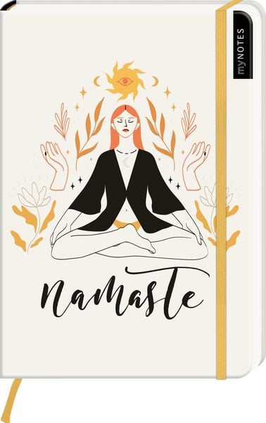 MyNOTES Notizbuch A5: Namaste