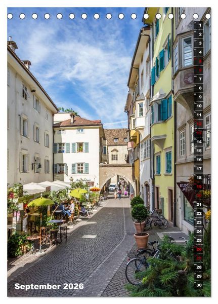 Produktbild: Stadtherz BOZEN (Tischkalender 2026 DIN A5 hoch), CALVENDO Monatskalender