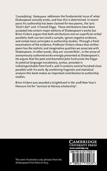 Produktbild: 'Counterfeiting' Shakespeare