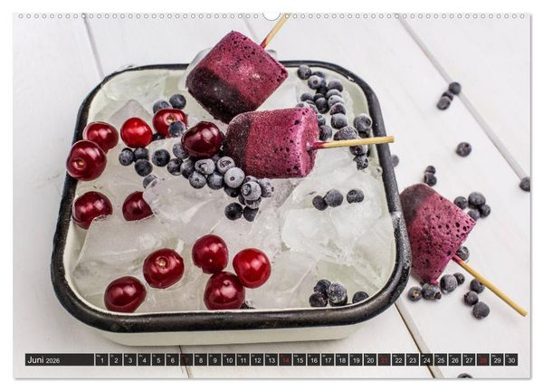 Produktbild: Superfood Blaubeere. Ich esse gerne Heidelbeeren! (Wandkalender 2026 DIN A2 quer), CALVENDO Monatskalender