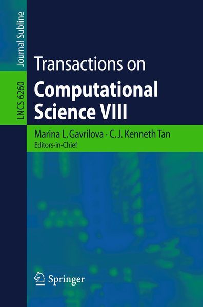 Produktbild: Transactions on Computational Science VIII