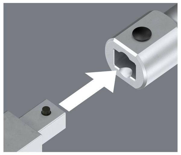 Produktbild: Wera 05003200001 Bet&auml;tigungswerkzeug Passend f&uuml;r (Details): Einsteckwerkzeuge 9x12mm Wera Drehmomentschl&uuml;ssel der Serien