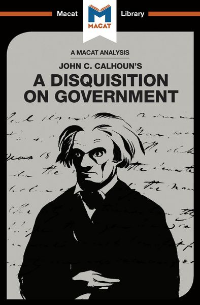 Produktbild: An Analysis of John C. Calhoun's A Disquisition on Government