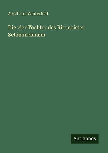 Produktbild: Die vier T&ouml;chter des Rittmeister Schimmelmann