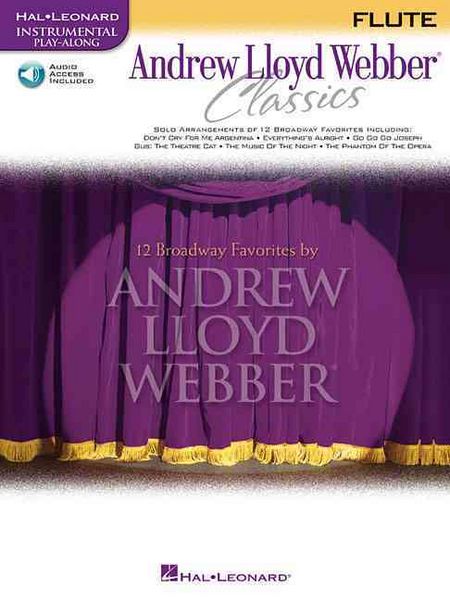 Produktbild: Andrew Lloyd Webber - Classics for Flute Book/Online Audio [With CD (Audio)]