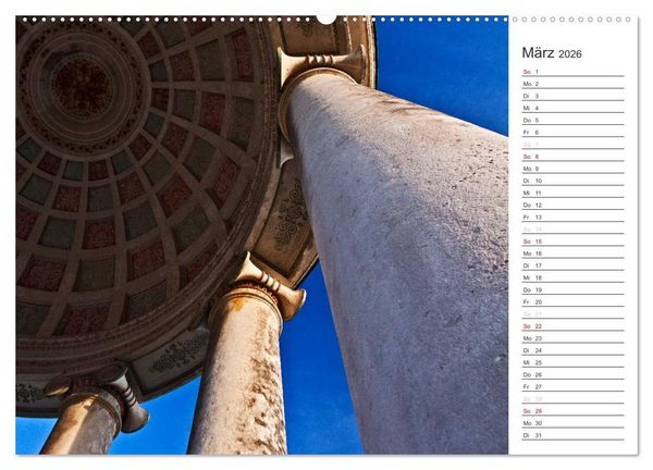 Produktbild: M&uuml;nchen - Die Sch&ouml;ne (hochwertiger Premium Wandkalender 2026 DIN A2 quer), Kunstdruck in Hochglanz
