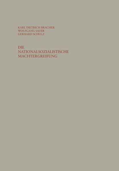Die nationalsozialistische Machtergreifung