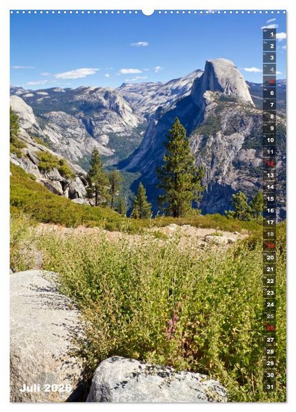 Produktbild: YOSEMITE VALLEY Natur Pur (hochwertiger Premium Wandkalender 2026 DIN A2 hoch), Kunstdruck in Hochglanz