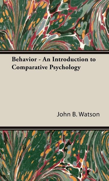 Produktbild: Behavior - An Introduction to Comparative Psychology