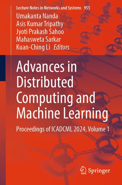 Produktbild: Advances in Distributed Computing and Machine Learning