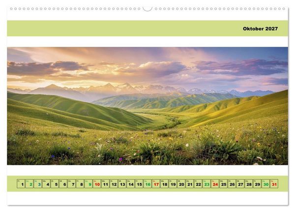 Produktbild: Naturaufnahmen - Panorama (Wandkalender 2027 DIN A2 quer), CALVENDO Monatskalender