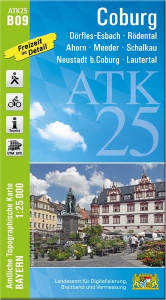 ATK25-B09 Coburg (Amtliche Topographische Karte 1:25000), Sonstige von , Landesamt für Digitalisierung, Breitband und Vermessung, Bayern,