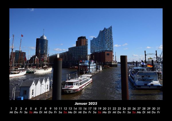 Produktbild: Hamburg 2025 Fotokalender DIN A3