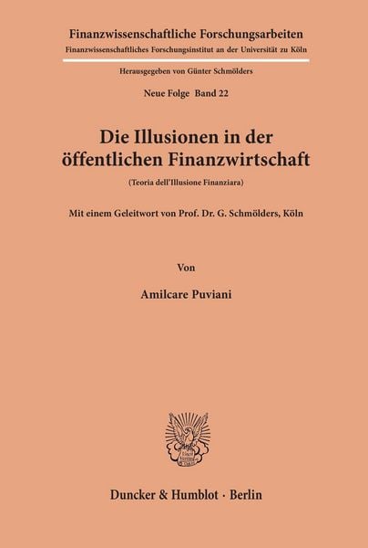 Produktbild: Die Illusionen in der &ouml;ffentlichen Finanzwirtschaft.