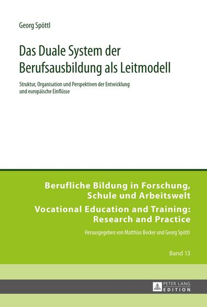 Produktbild: Das Duale System der Berufsausbildung als Leitmodell