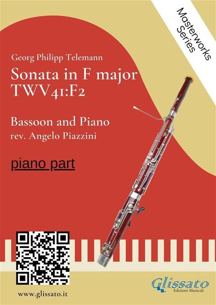 Produktbild: (piano part) Sonata in F major - Bassoon and Piano
