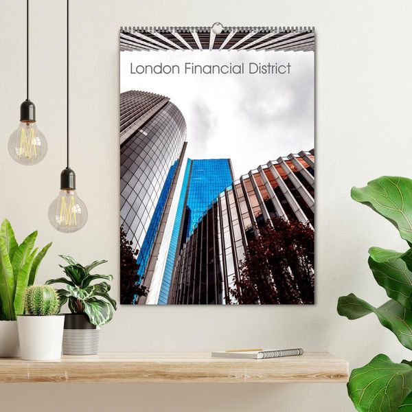 Produktbild: London Financial District (Wandkalender 2026 DIN A2 hoch), CALVENDO Monatskalender