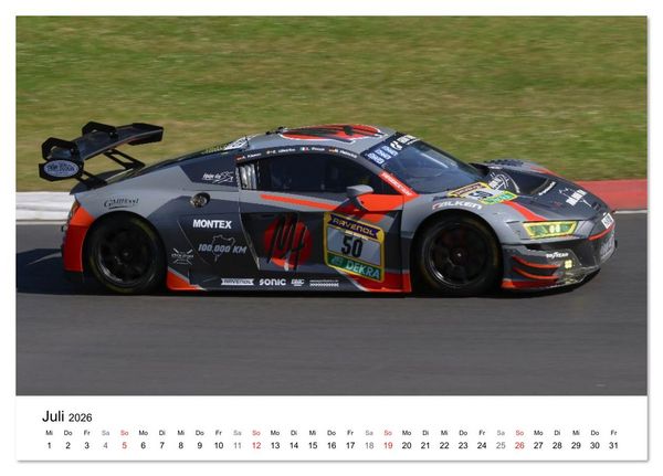 Produktbild: Die Vier Ringe im Motorsport (Tischkalender 2026 DIN A5 quer), CALVENDO Monatskalender