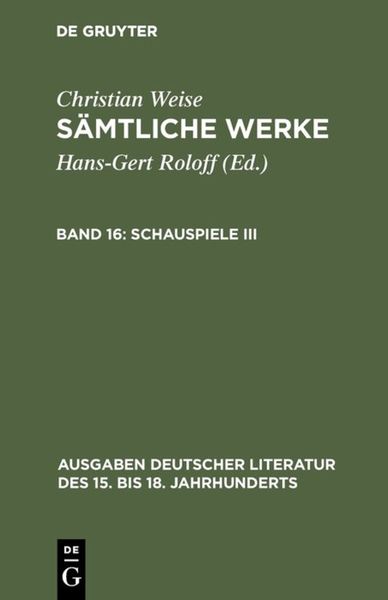 Produktbild: Schauspiele III