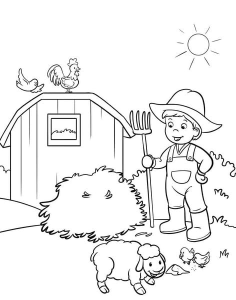 Produktbild: Bauernhof Wasserzauber Malbuch I Wassermalbuch f&uuml;r Kinder ab 3 Jahre
