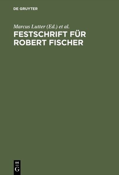 Produktbild: Festschrift f&uuml;r Robert Fischer