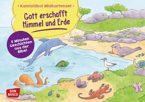 Gott erschafft Himmel und Erde. Kamishibai Bildkartenset.