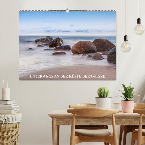 Produktbild: Unterwegs an der K&uuml;ste der Ostsee (Wandkalender 2026 DIN A2 quer), CALVENDO Monatskalender