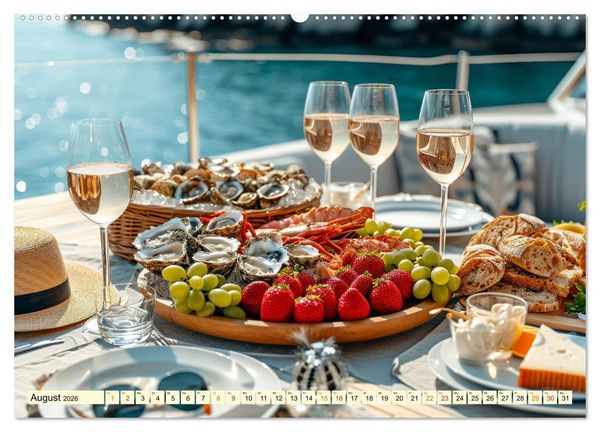 Produktbild: Picknick f&uuml;r Gourmets - Genuss erleben (Wandkalender 2026 DIN A2 quer), CALVENDO Monatskalender