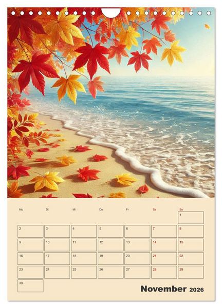 Produktbild: Fiktive Momente am Meer (Wandkalender 2026 DIN A4 hoch), CALVENDO Monatskalender