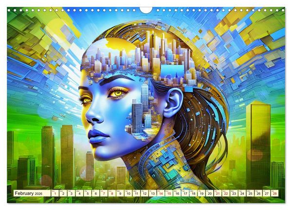 Produktbild: Faces of the metropolis (Wall Calendar 2026 DIN A3 landscape), CALVENDO 12 Month Wall Calendar