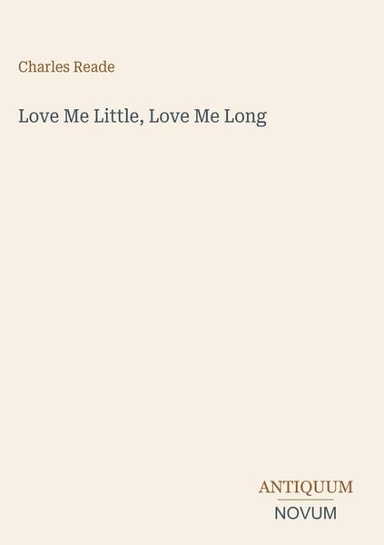 Produktbild: Love Me Little, Love Me Long