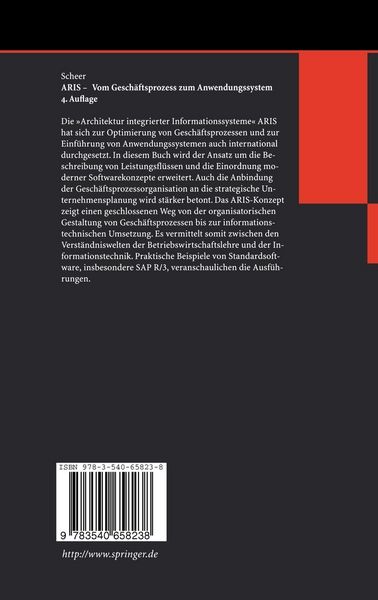 Produktbild: ARIS &mdash; Vom Gesch&auml;ftsprozess zum Anwendungssystem